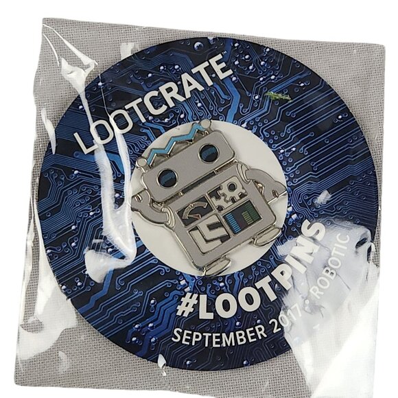 Loot Crate September 2017 Robotic Themed Pin - Picture 1 of 3
